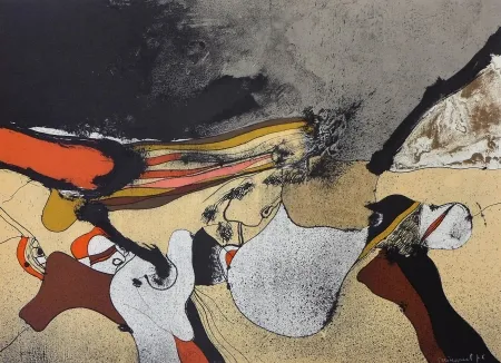 Lithografie Guinovart - Sans titre 1