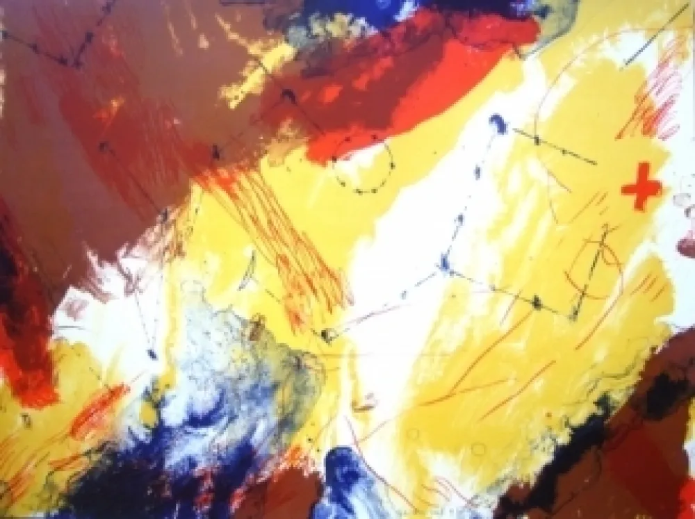 Lithografie Guinovart - Sans titre 11