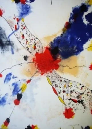 Lithografie Guinovart - Sans titre 3