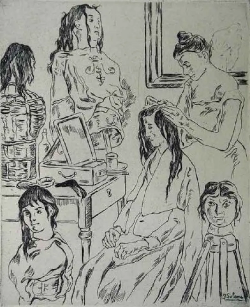 Ets Gutiérrez Solana  - La Peinadora