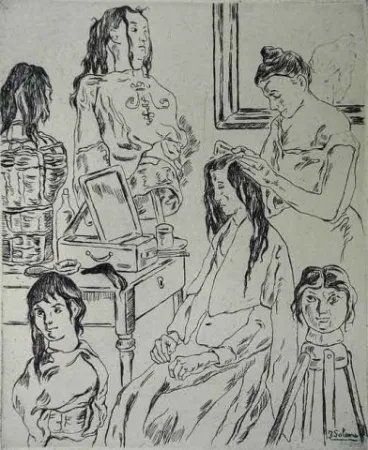 Ets Gutiérrez Solana  - La Peinadora