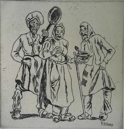 Ets Gutiérrez Solana  - Máscaras de los cocineros