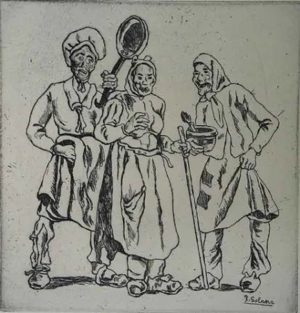 Ets Gutiérrez Solana  - Máscaras  de los cocineros