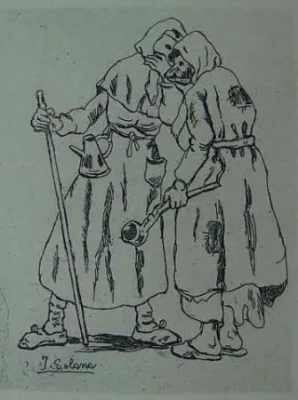 Ets Gutiérrez Solana  - Máscaras hablándose al oido