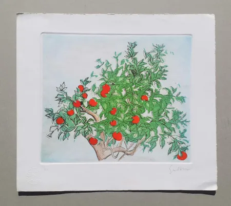 Ets En Aquatint Guttuso - Agrumeto