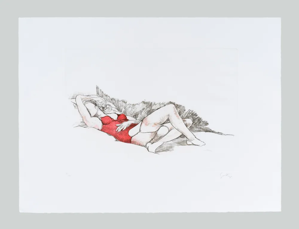 Ets En Aquatint Guttuso - Amante