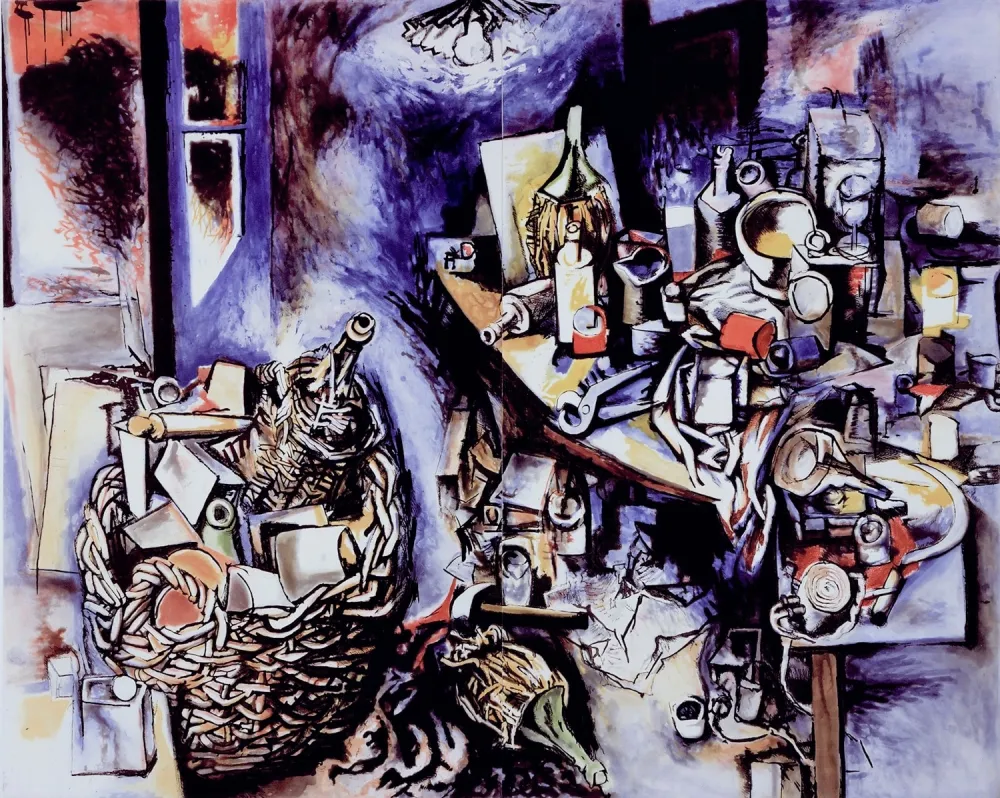 Ets En Aquatint Guttuso - Grande natura morta