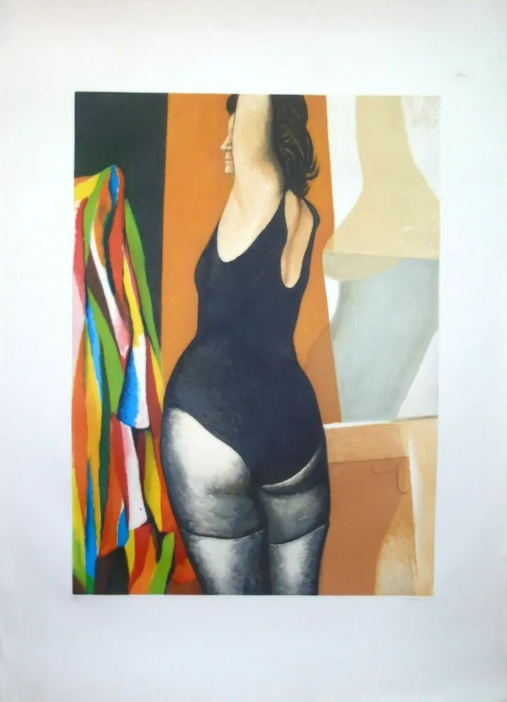 Ets En Aquatint Guttuso - La ballerina