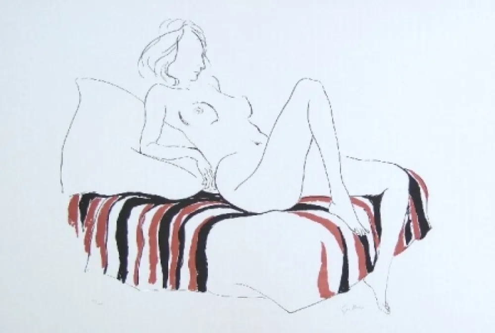 Zeefdruk Guttuso - L'attesa