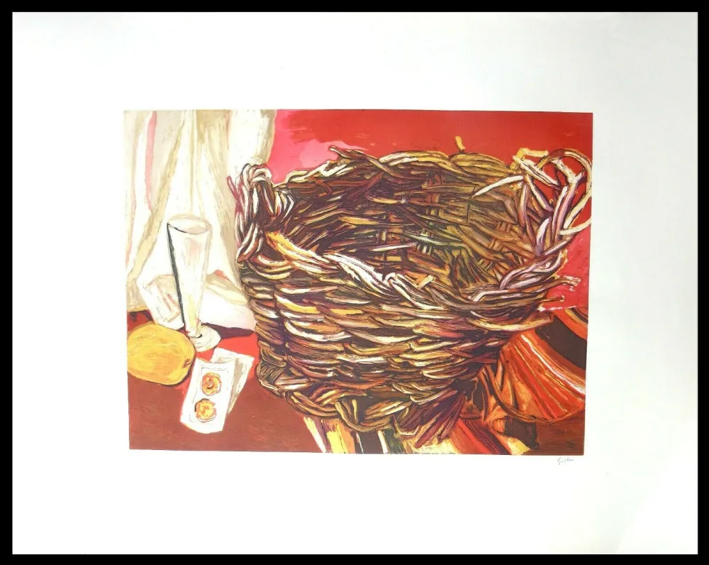 Ets En Aquatint Guttuso - Natura morta