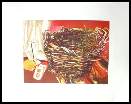 Ets En Aquatint Guttuso - Natura morta