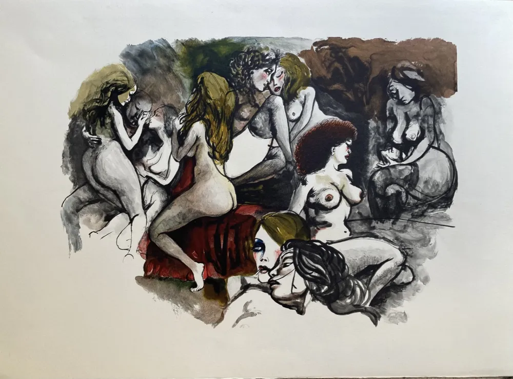 Lithografie Guttuso - Sans titre