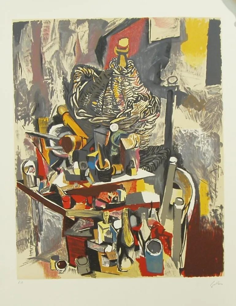 Lithografie Guttuso - SENZA TITOLO
