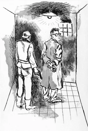 Ets En Aquatint Guttuso - Testa o croce di colpo arriva la morte