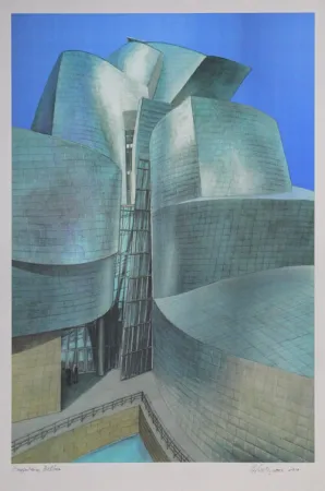 Lithografie Haas - Guggenheim Bilbao
