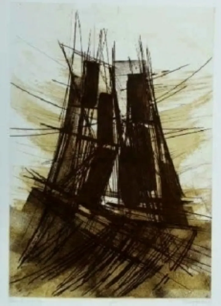 Aquatint Haass - Tour de silence