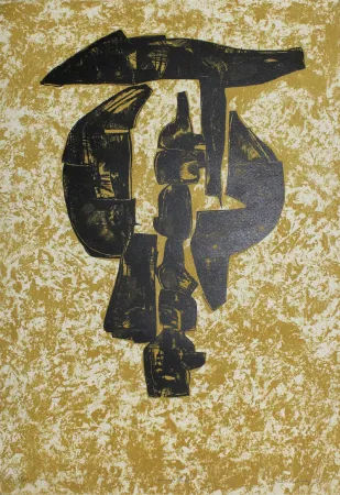 Lithografie Hadzi - Sculpture Study