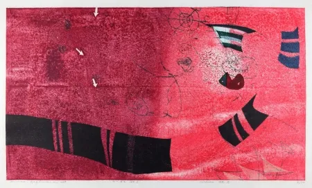 Houtsnede Hagiwara - Circus