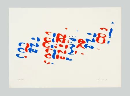 Lithografie Hains - Cinzano