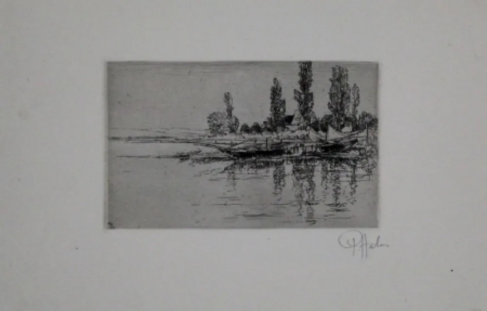 Gravure Halm - Anleger