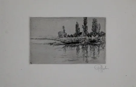 Gravure Halm - Anleger