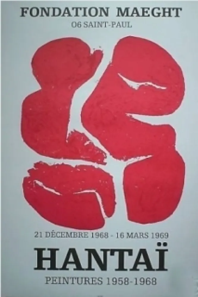 Lithografie Hantai - Exposition saint pol de vence