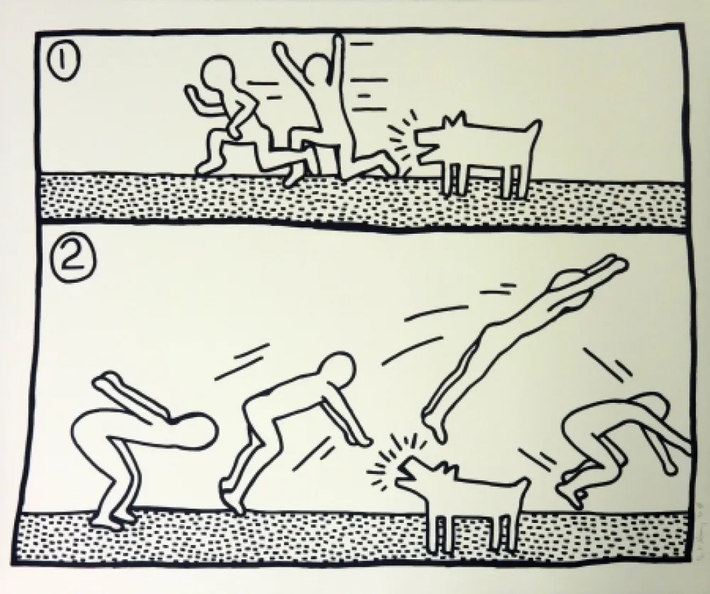 Zeefdruk Haring - Blueprint #12