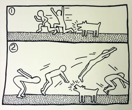 Zeefdruk Haring - Blueprint #12