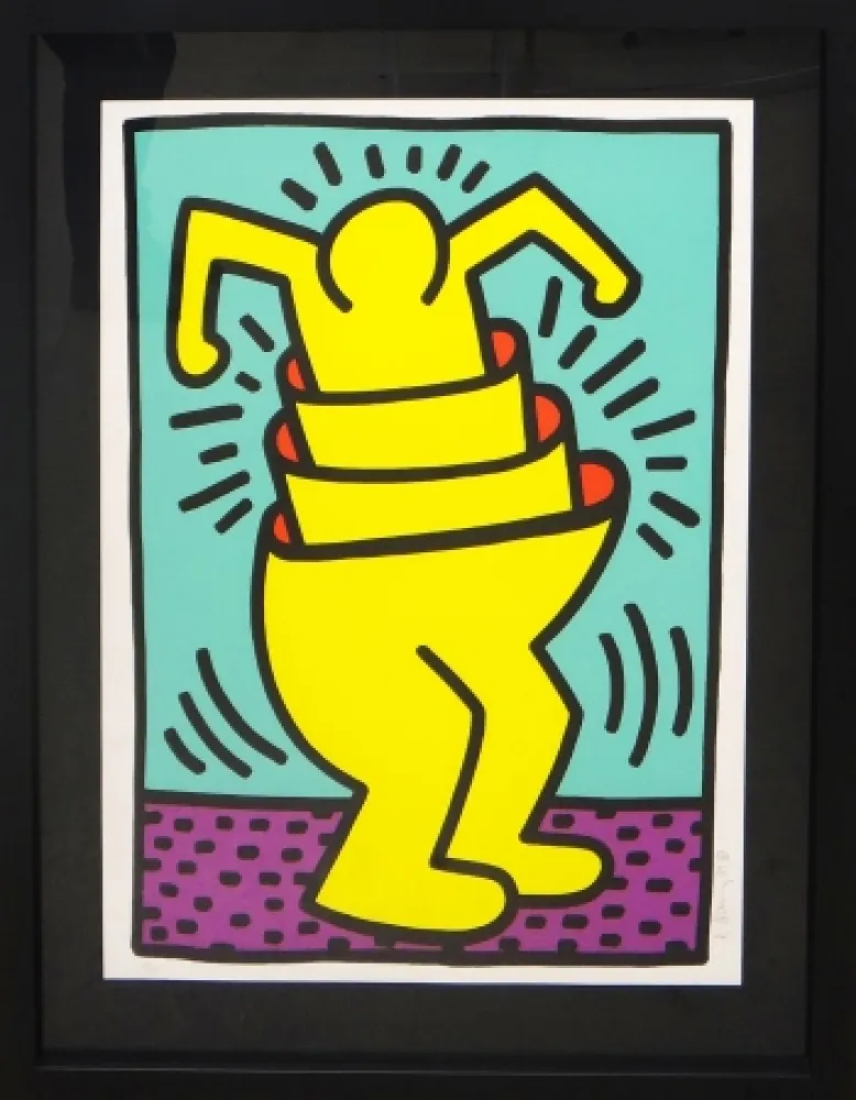 Zeefdruk Haring - Cup Man