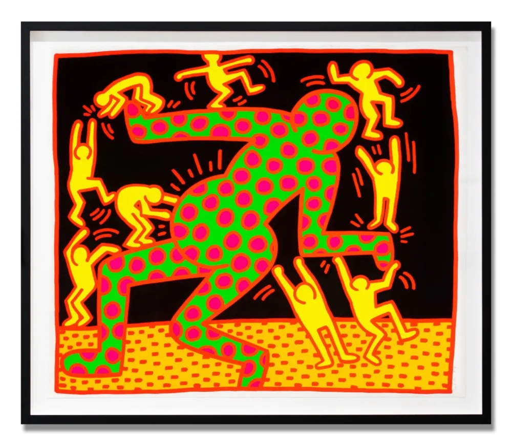 Zeefdruk Haring - Fertility 3