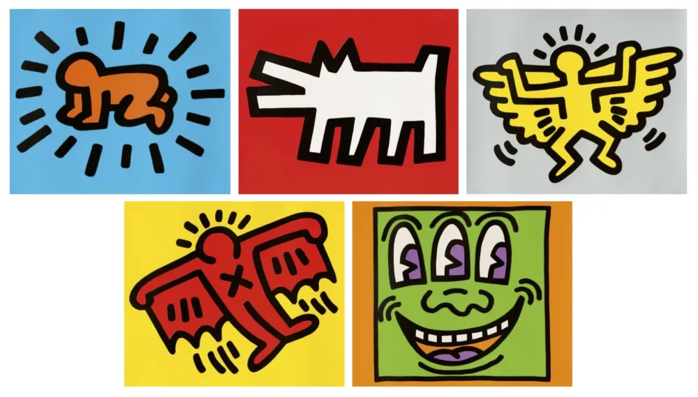 Zeefdruk Haring - Icons Portfolio