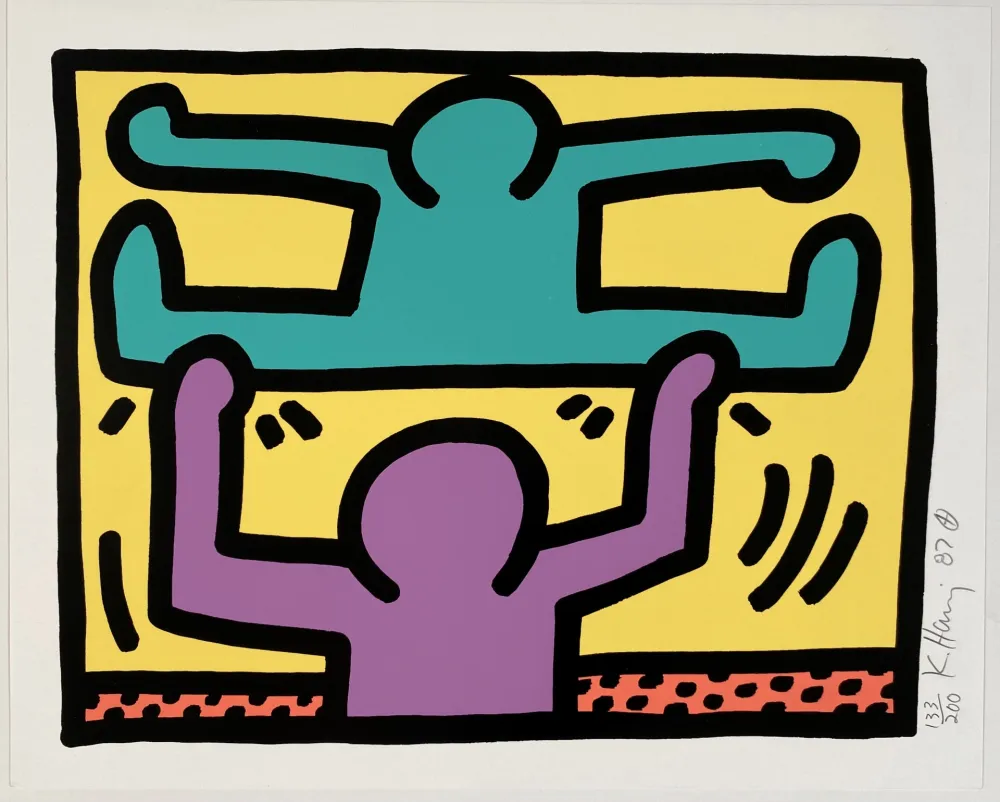 Zeefdruk Haring - Pop Shop I (D)