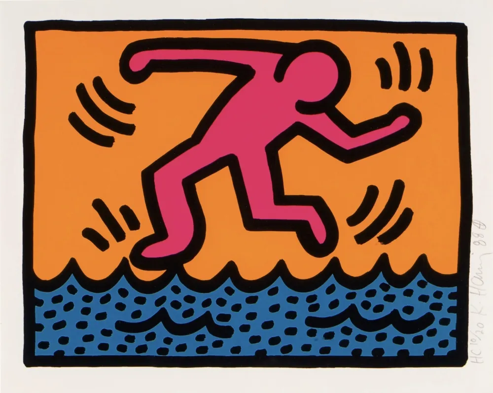 Zeefdruk Haring - Pop Shop II (C)