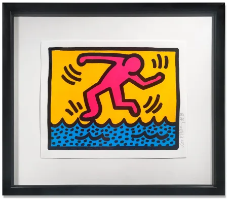 Zeefdruk Haring - Pop Shop II (C), 1987