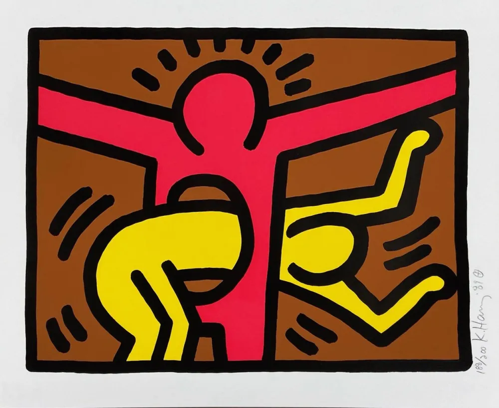 Zeefdruk Haring - Pop Shop IV (C)