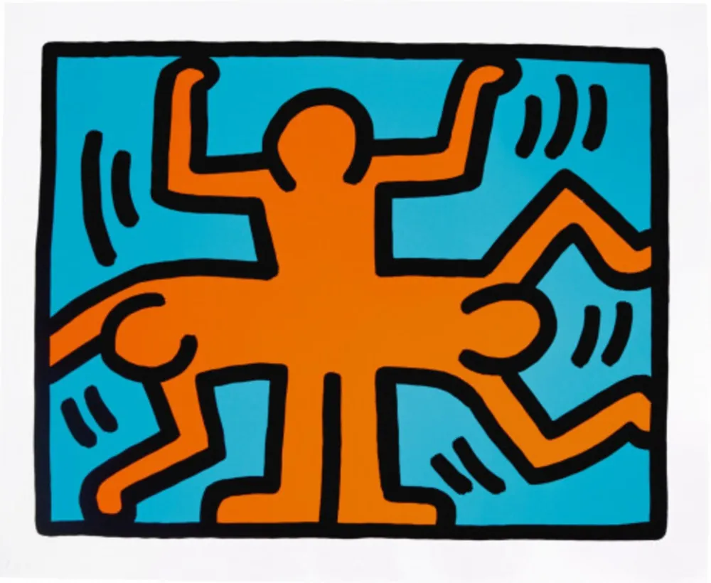 Zeefdruk Haring - Pop Shop VI