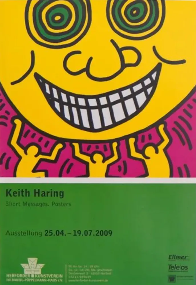 Poster Haring - '' Short Messages Posters ''