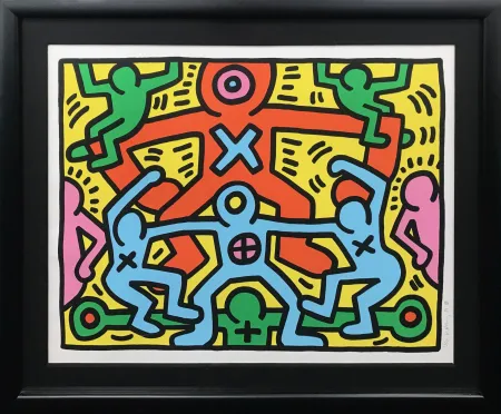 Zeefdruk Haring - UNTITLED
