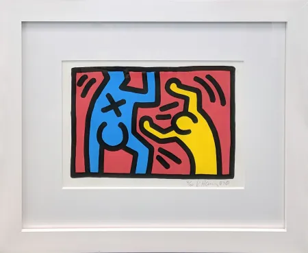 Lithografie Haring - UNTITLED (D)