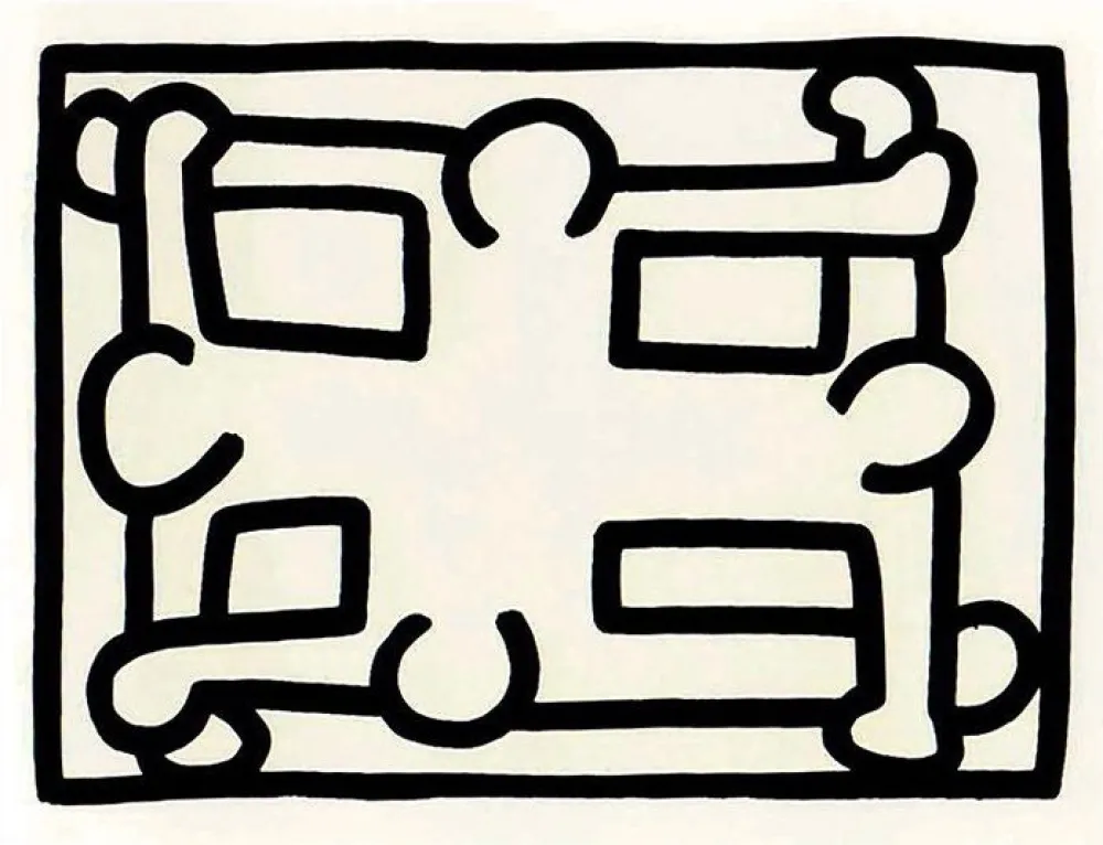 Geen Techniek Haring - Untitled (“Growing” #13)