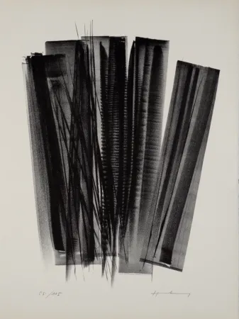 Lithografie Hartung - Campagne de schiste (L 162), 1978 - Hand-signed