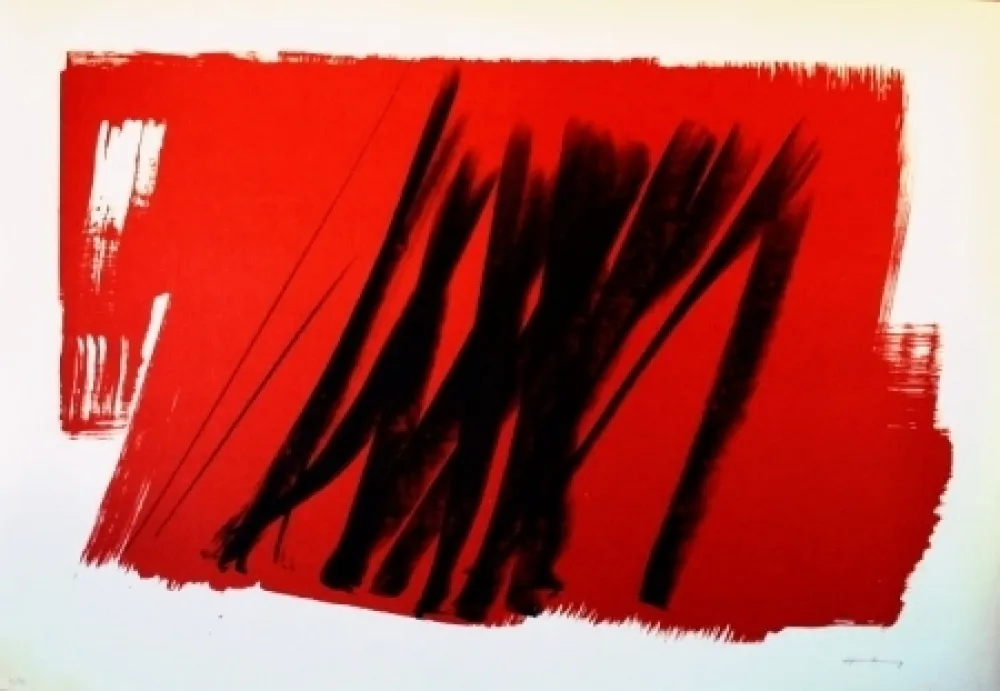 Lithografie Hartung - Composition