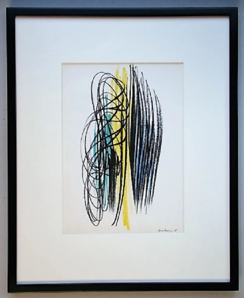 Lithografie Hartung - Composition 1958