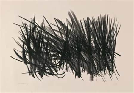 Lithografie Hartung - Composition