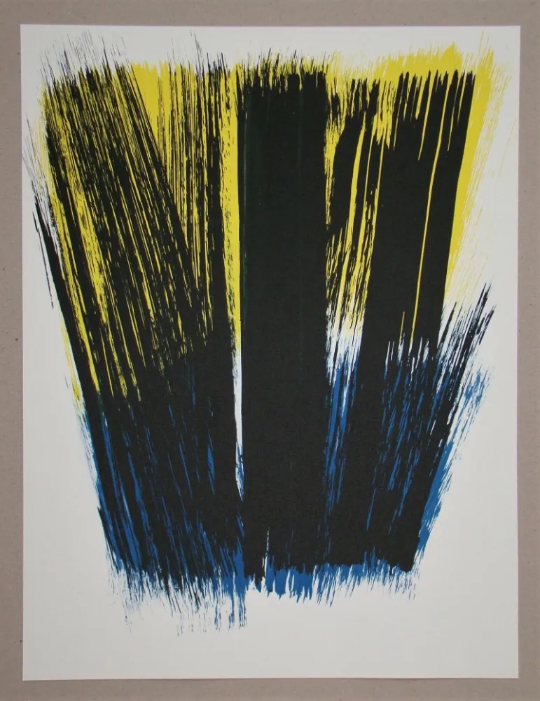 Lithografie Hartung - Composition