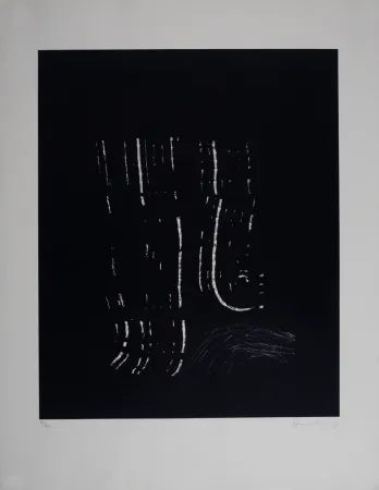 Lithografie Hartung - Composition L 1977-2, 1977 - Hand-signed