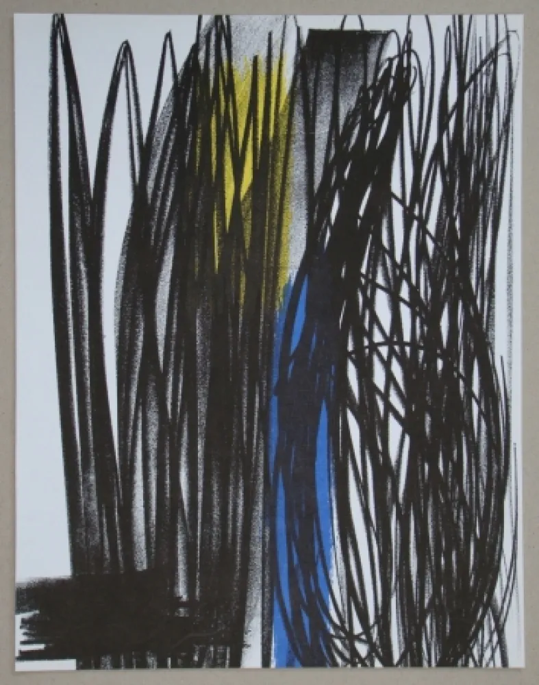 Lithografie Hartung - Composition pour XXe Siècle, 1973