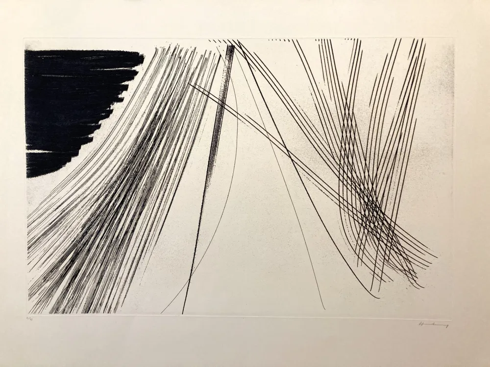 Ets Hartung - Eau-forte signé et numérotée 