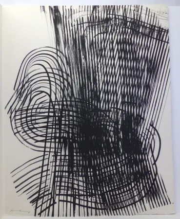 Ets Hartung - Eau-forte sur vélin d'Arches. 1973. Signée