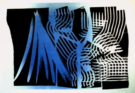 Lithografie Hartung - Farandole 11